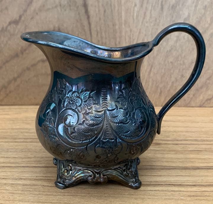 銀製ティーサーバー、3点セット