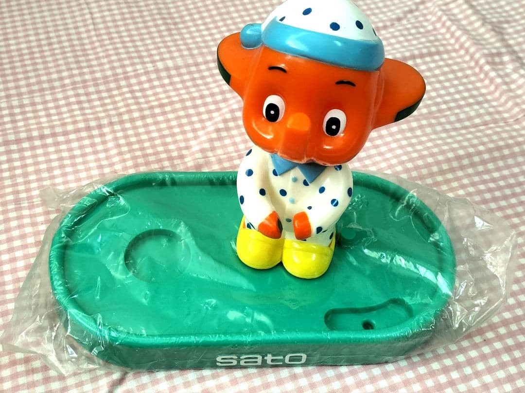 美品☆佐藤製薬　非売品 サトちゃん 貯金箱(箱あり)　お面　時計　他５点セット