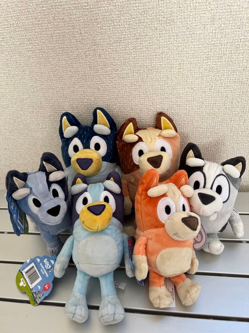 ⭐︎最終お値下げ⭐︎ブルーイ　ぬいぐるみ　ファミリー＋いとこセット