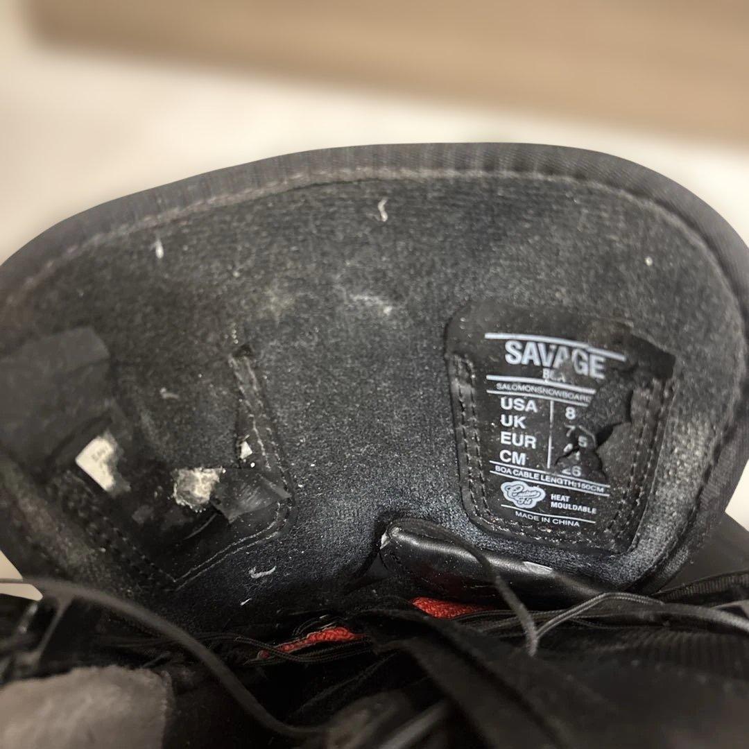 SALOMON スノーボードブーツ ブラック