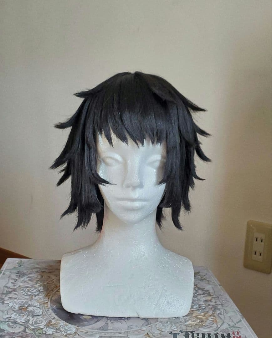 鬼滅の刃 獪岳 セット済みウィッグ