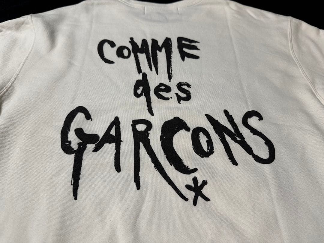 Lサイズ OH-T113 スウェット ブラックマーケット ギャルソン 白 闇市