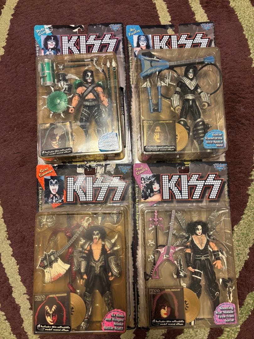 ビンテージ 97年製 マクファーレントイ製 KISS フィギュアセット