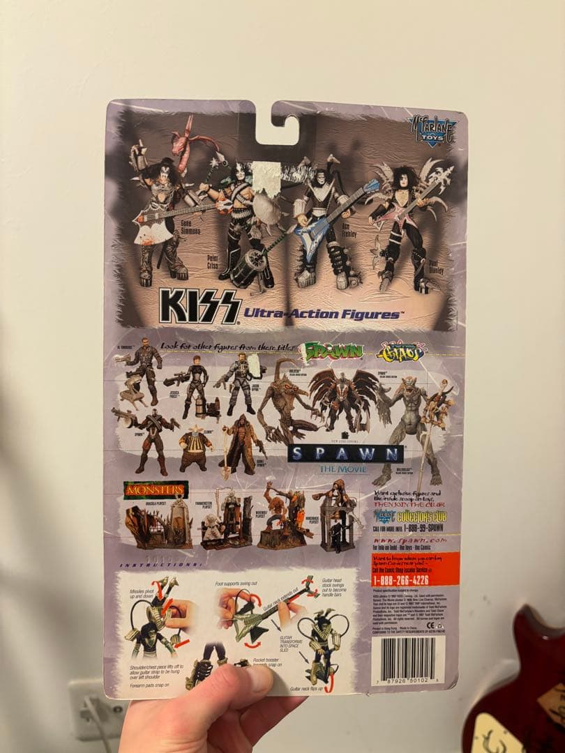 ビンテージ 97年製 マクファーレントイ製 KISS フィギュアセット