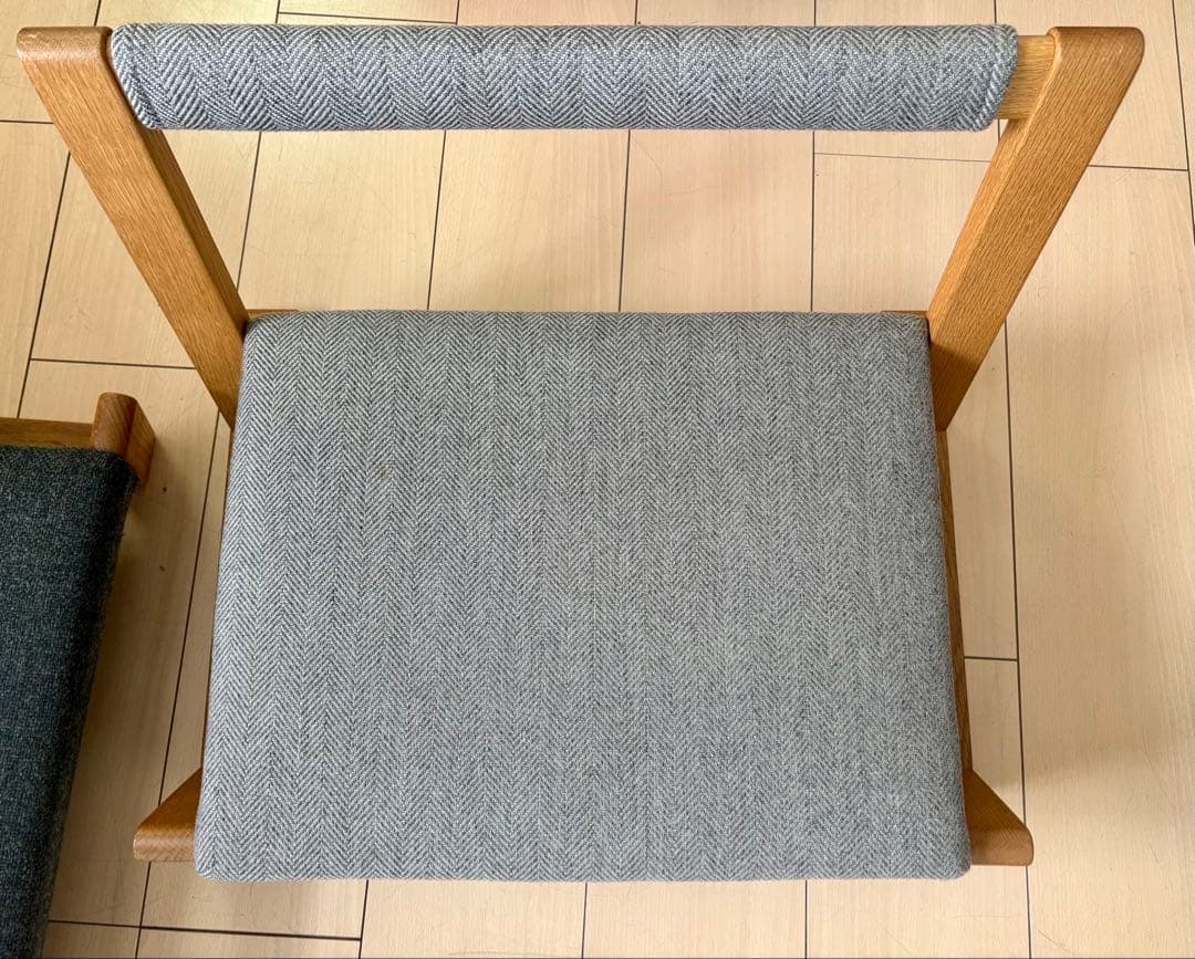 園田椅子製作所 ZAGAKU 2台 座椅子 無垢材