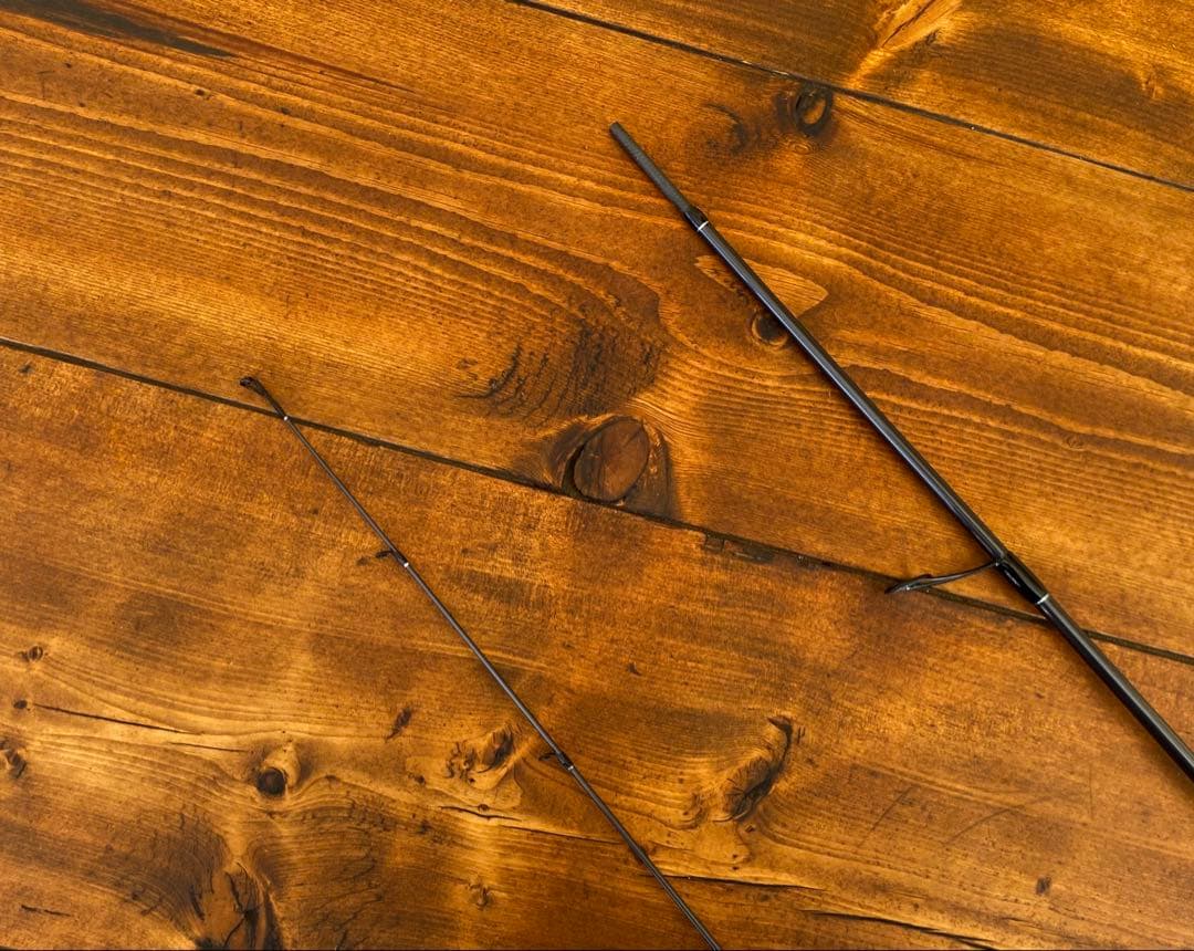 スピニングロッド　S702ML バスロッド　バス釣り　トラウト　ウッドグリップ