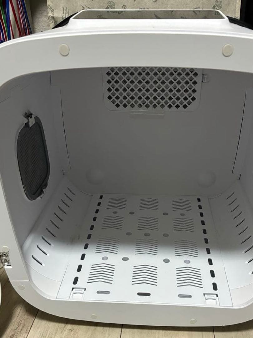 美品　使用数回　ペット用ドライルーム　ドライヤー　ホワイト