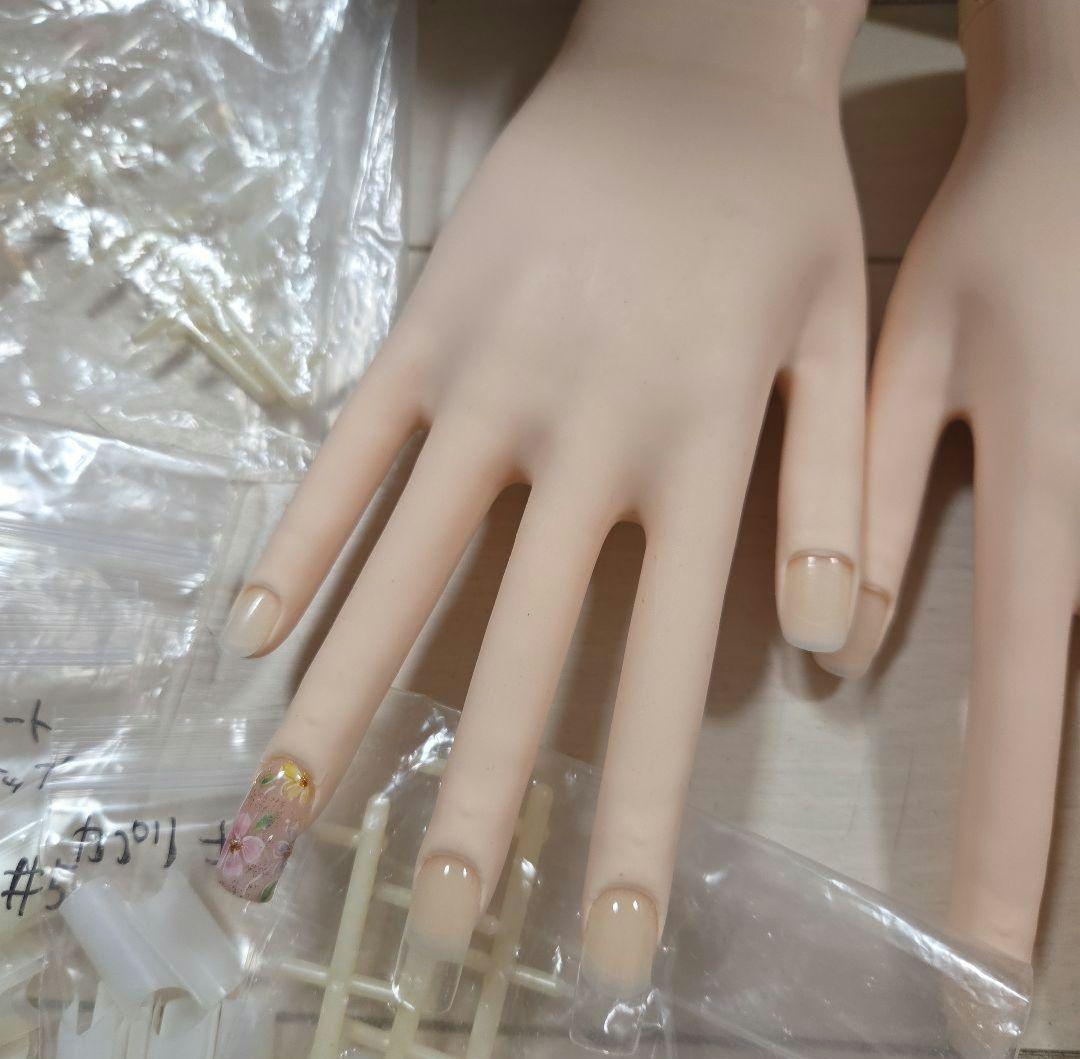 m*様 認定モデルハンド ネイル検定 ネイリスト技能限定試験用 JNECモデルハ