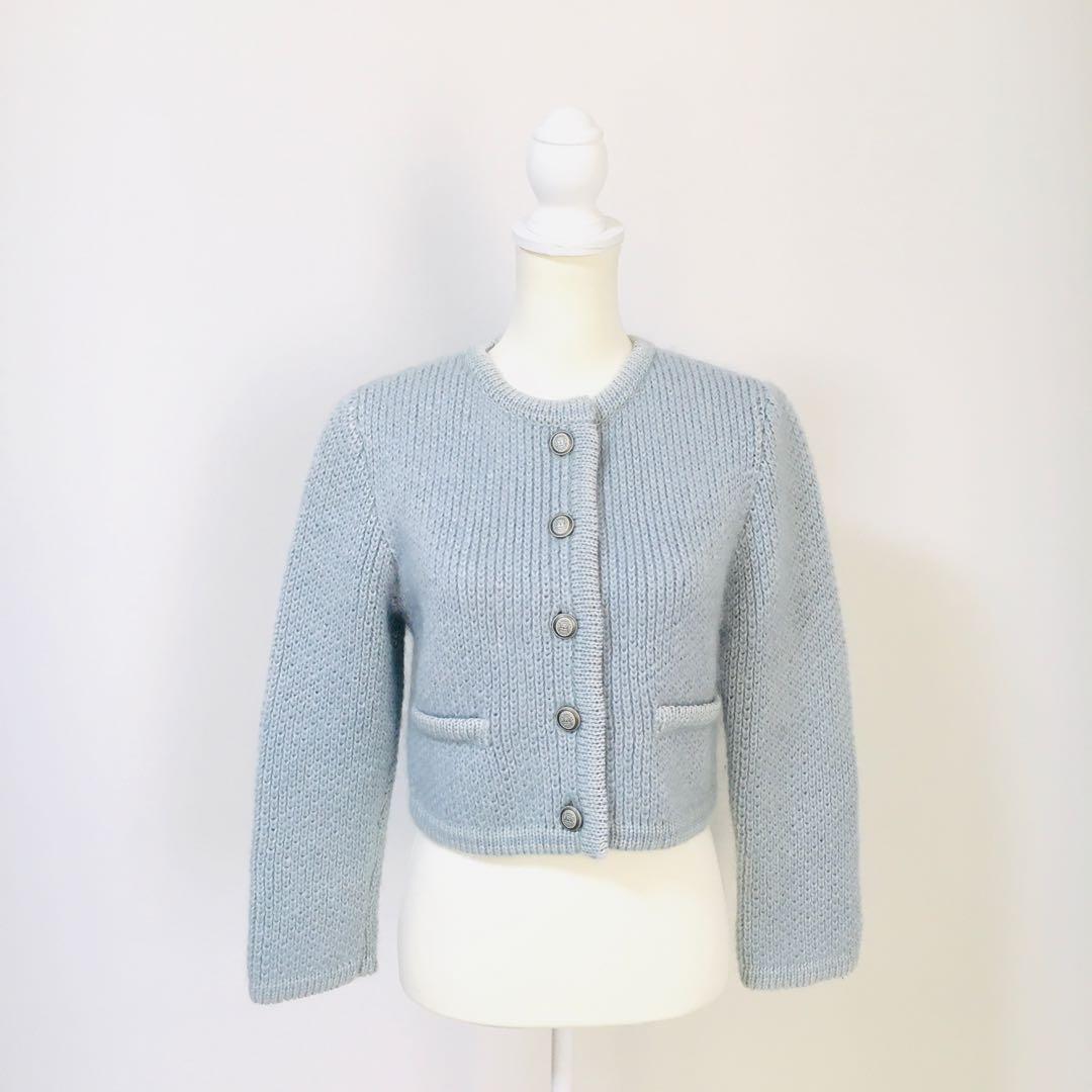 近年美品　FOXEY フォクシー　カシミヤ　モヘア　カーディガン　ジャケット