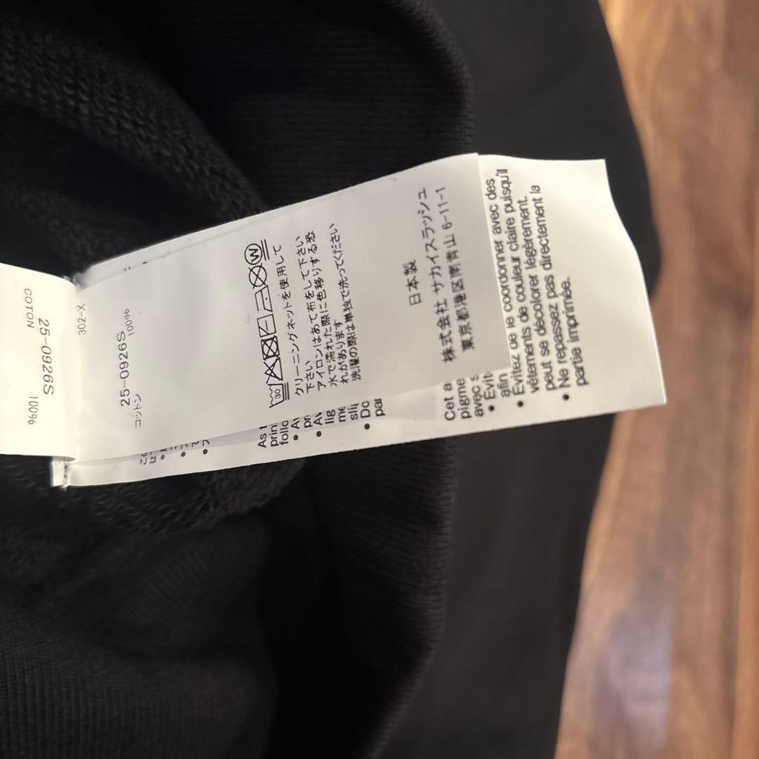 新品sacai x WTAPS 25SSPrint PulloverスウェットM