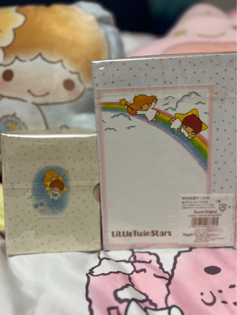 サンリオ キキララ 金髪 2013年BOOK型ケース＆ BOOK型メモ セット☆