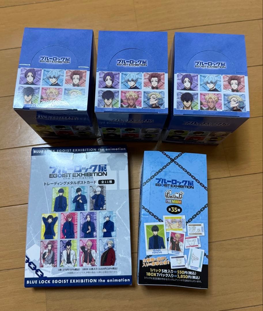 ブルーロック　エゴイスト展　缶バッジ　メタルポストカード　ぱしゃこれ