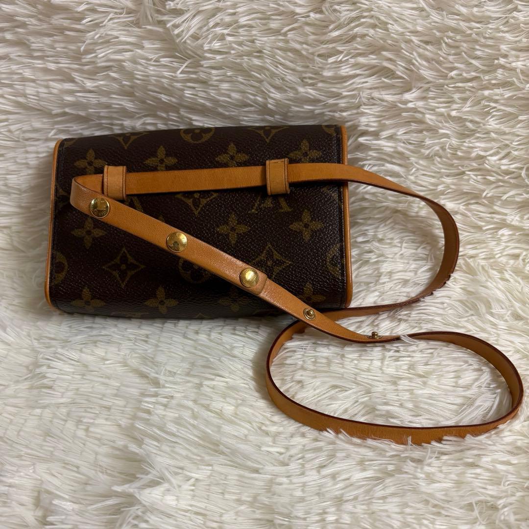 ルイヴィトン　フロランティーヌ　ウエストバッグ　モノグラム　ポシェット　カバン