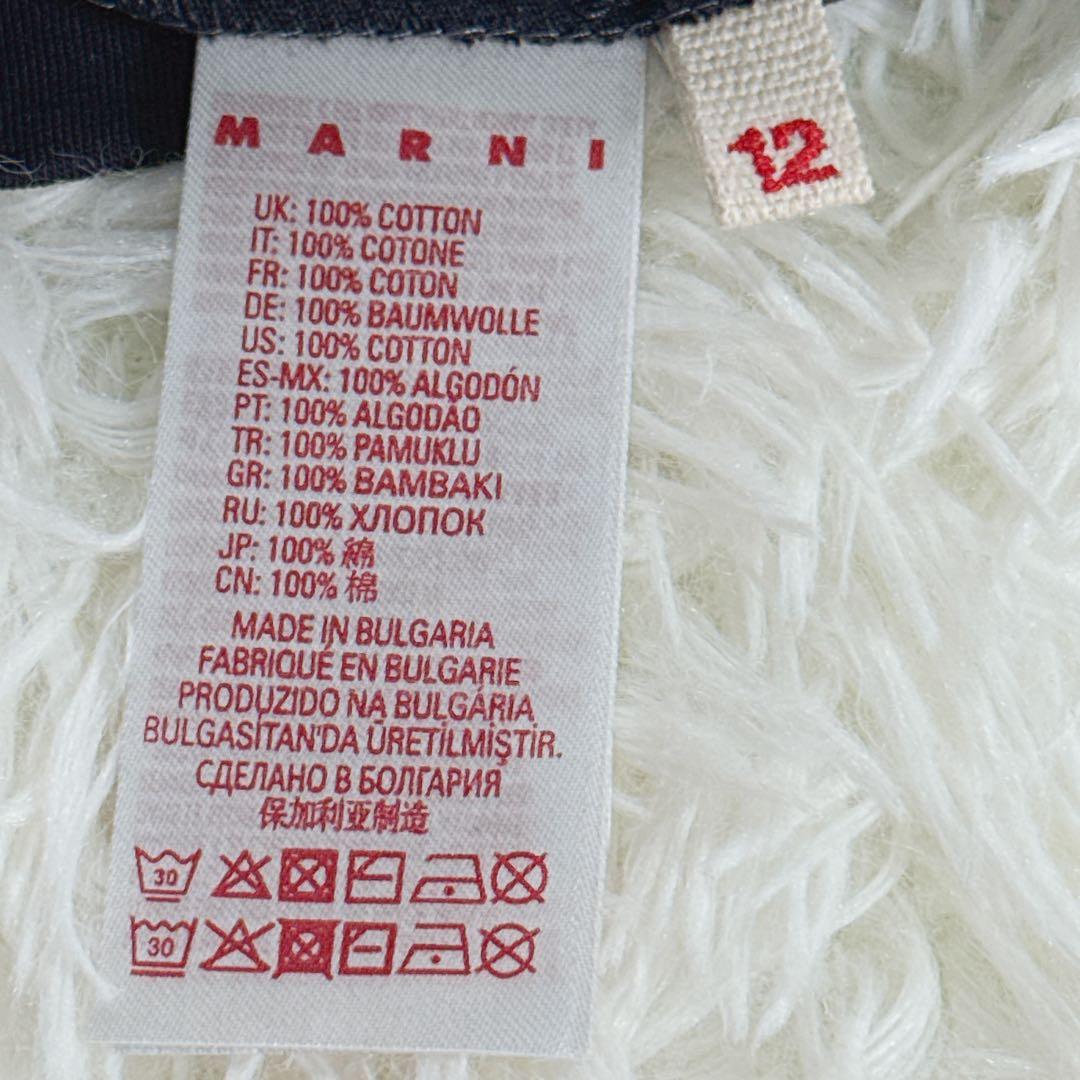 新品タグ付✨ 大人もOK！マルニ　キッズTシャツ　12Y 150 紺 25SS