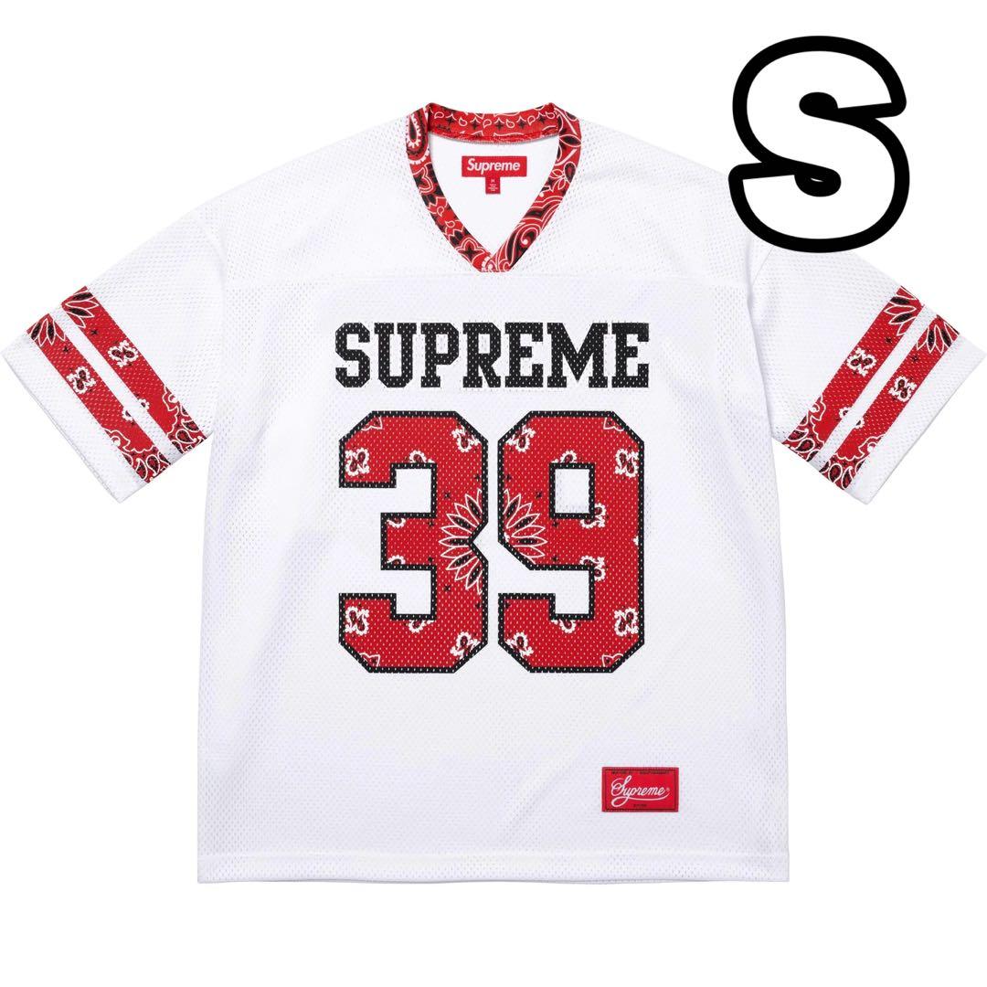 【新品】Supreme bandana football jersey サイズS
