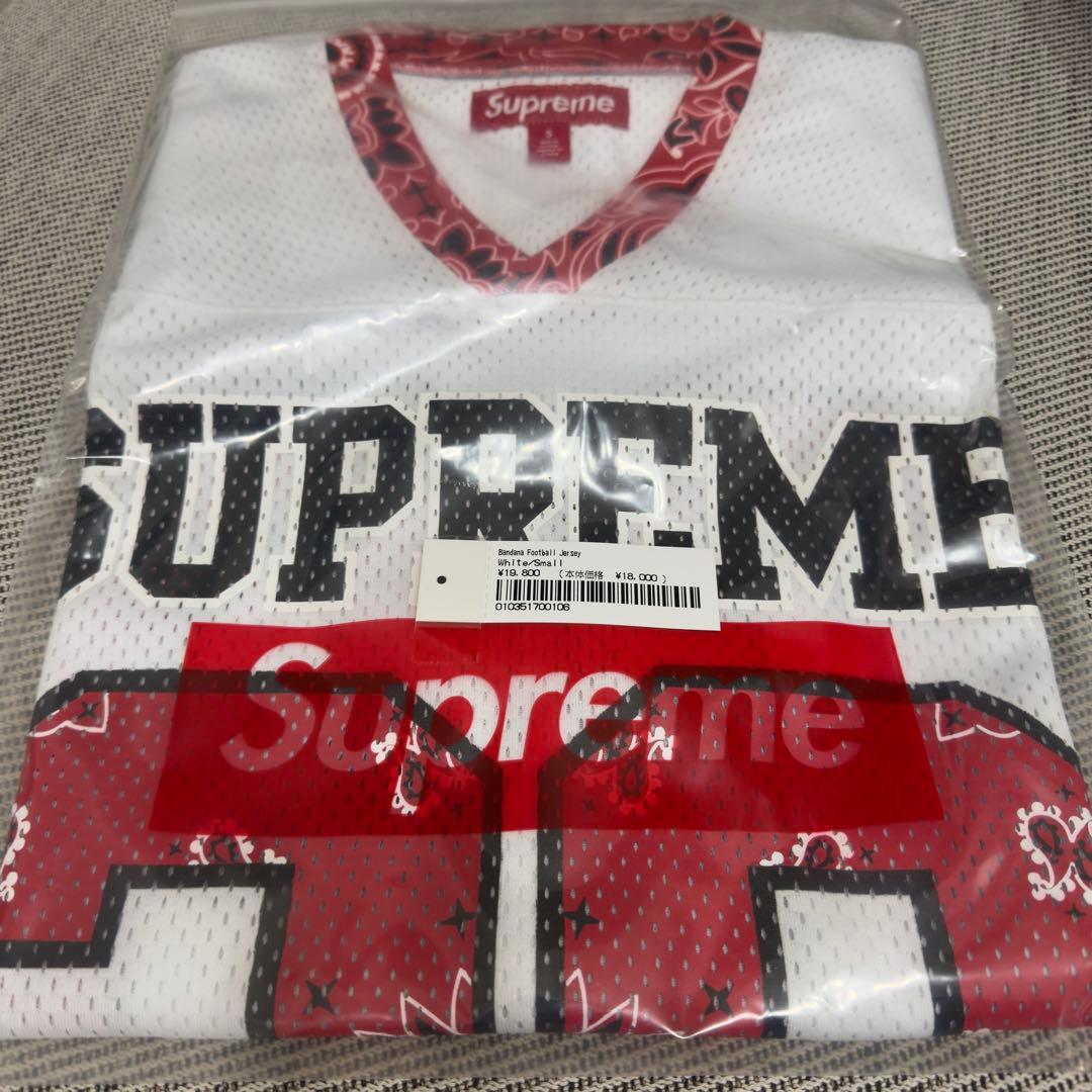 【新品】Supreme bandana football jersey サイズS
