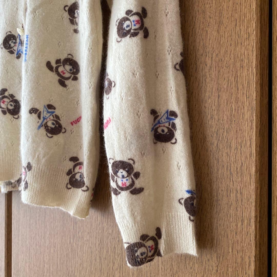 hysteric glamor GRUNGE POPS ニットカーディガン