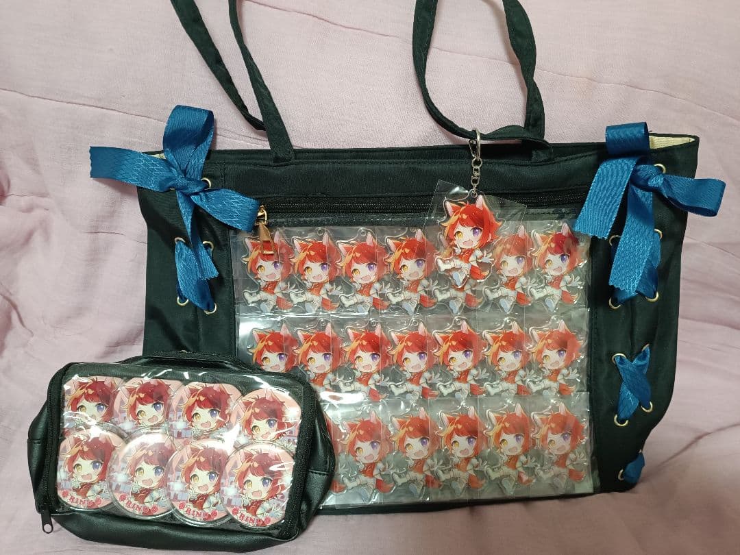 すとぷり　莉犬くん　アクキー痛バ　ポーチ　すとねく　デフォ