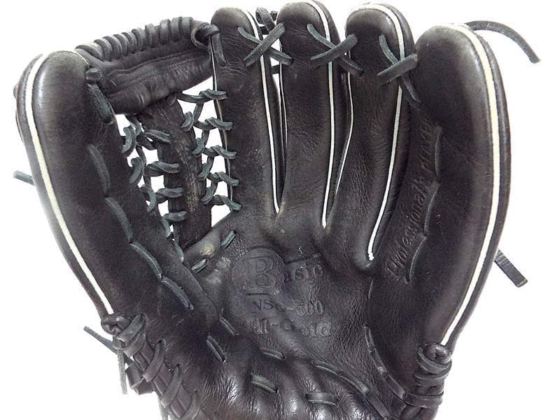 ハイゴールド 硬式グラブ 右投げ 外野手用 ブラック VSG-500 グローブ