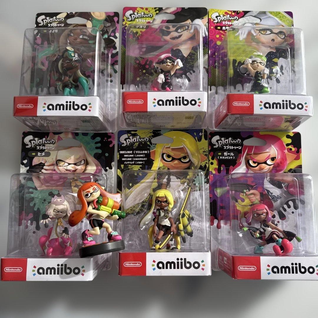 スプラトゥーン　amiibo 新品未開封　7点まとめ売り