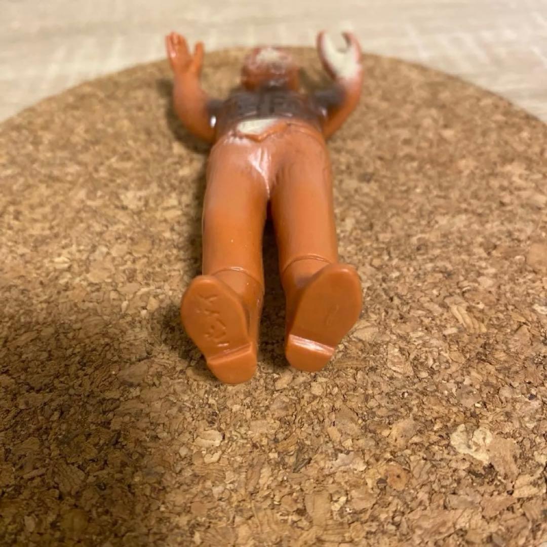 当時物　昭和レトロ　旧バンダイ ミニソフビ 仮面ライダーサソリ男　石森プロ　東映