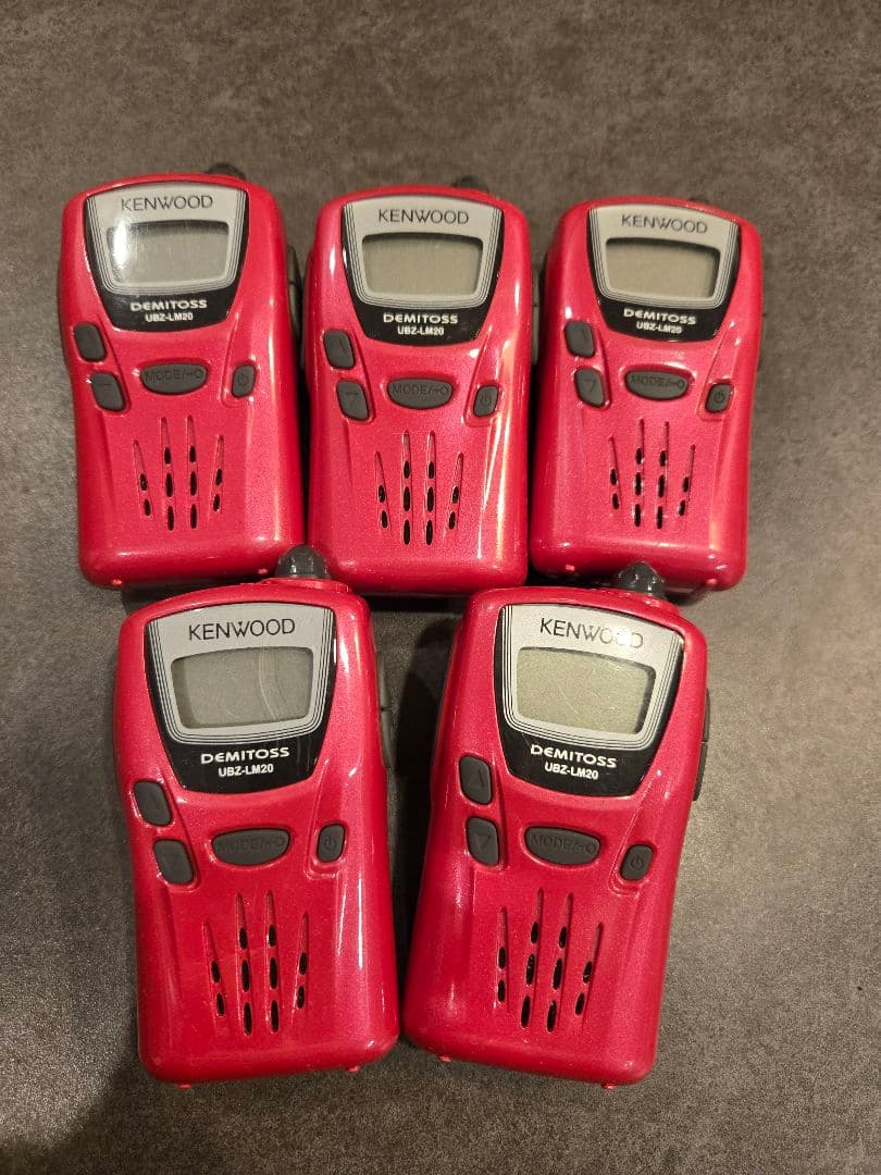 【KENWOOD】ケンウッドDEMITOSSUBZ-LM20トランシーバー×5点