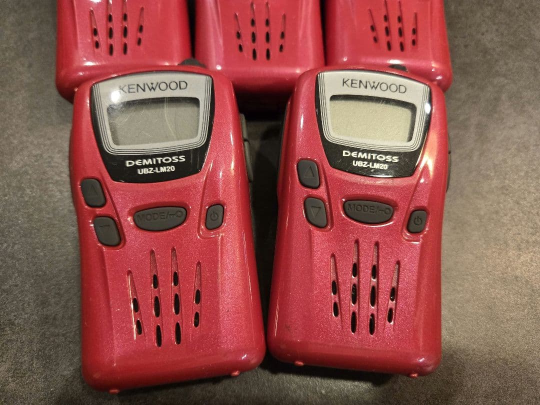 【KENWOOD】ケンウッドDEMITOSSUBZ-LM20トランシーバー×5点
