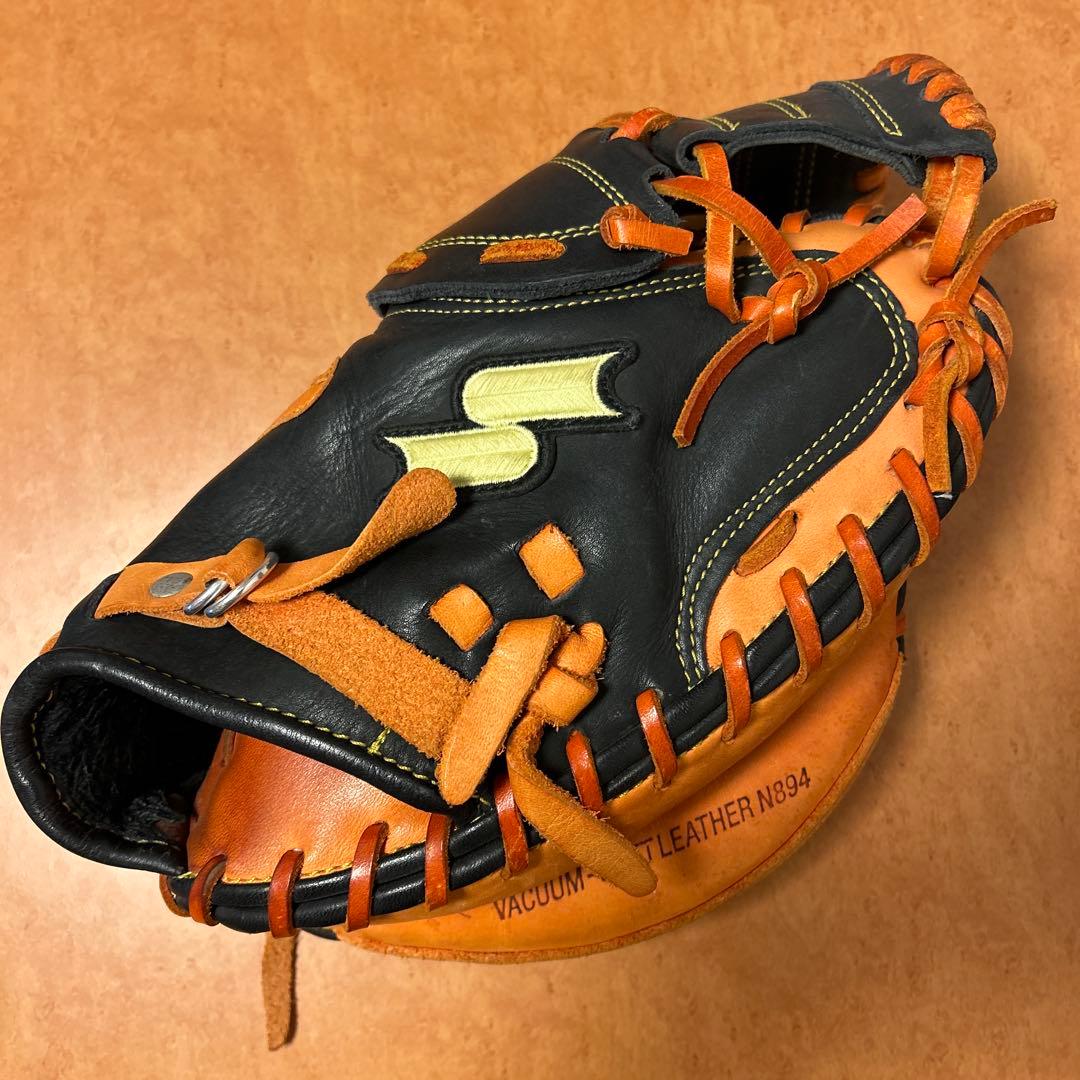 ※3/9内容訂正 SSK キャッチャーミット オレンジ 高橋信二モデル 軟式