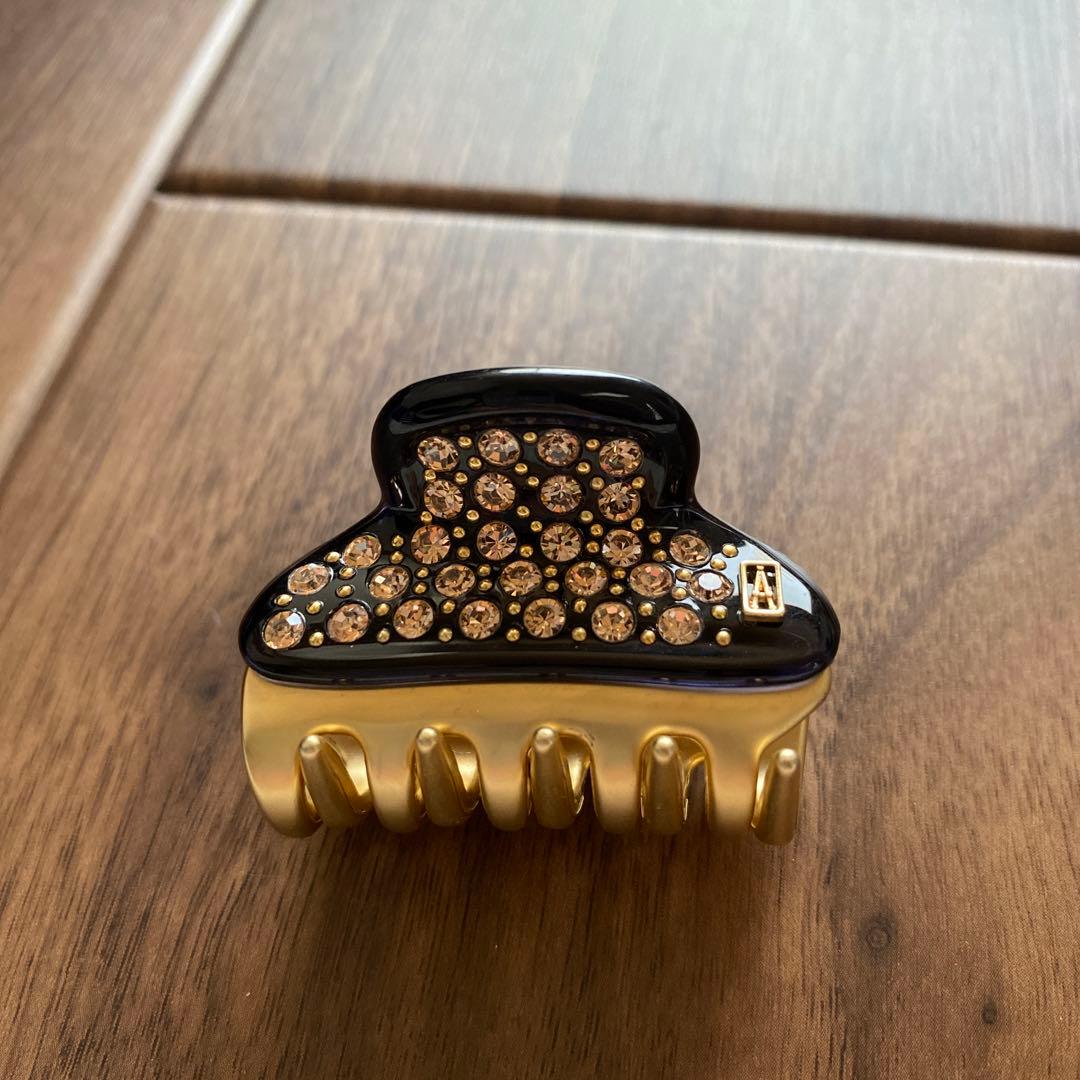 acca ヘアクリップ　S ブラック　ロゴ入り