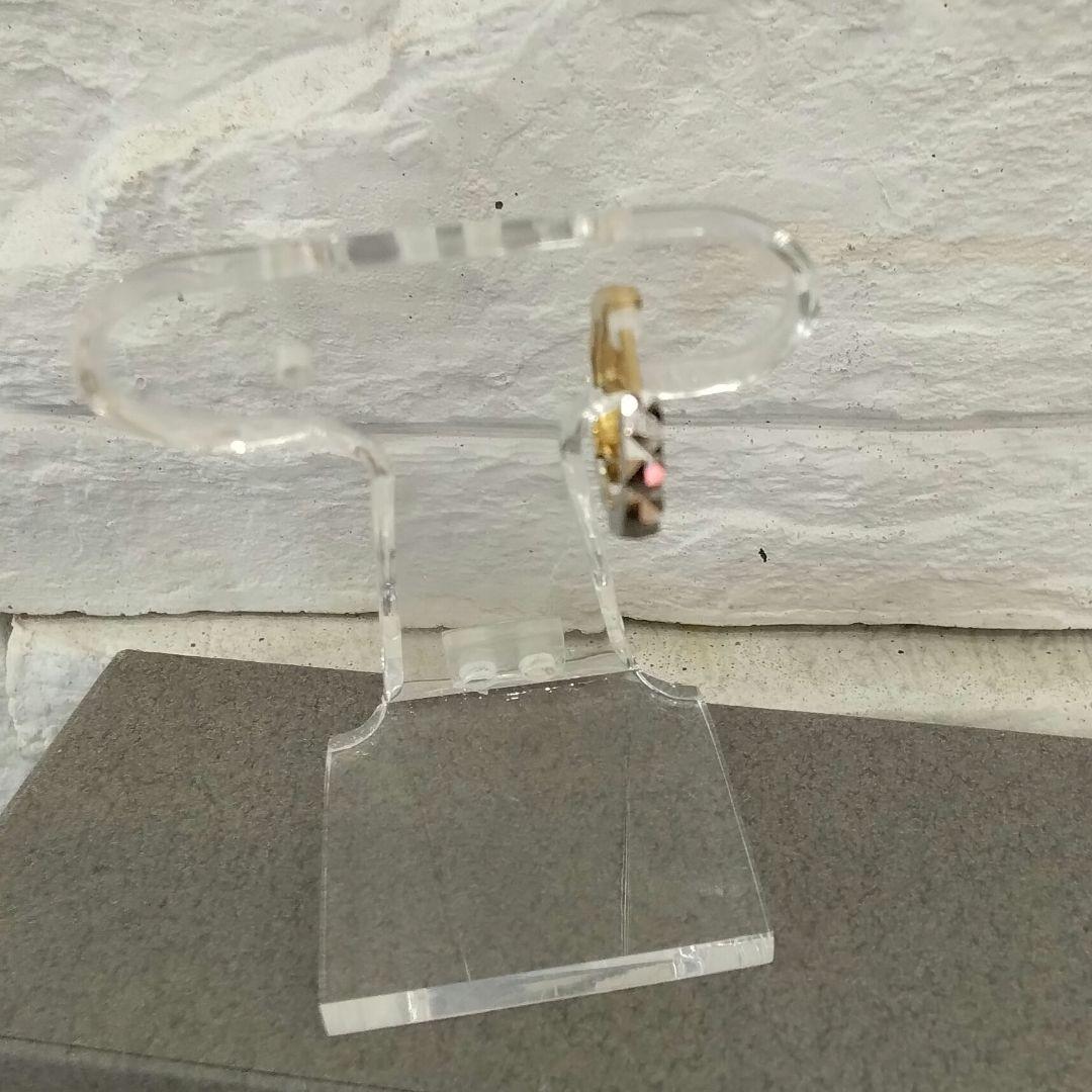 K18YG/WG地金ピアス　片耳用　　中古品