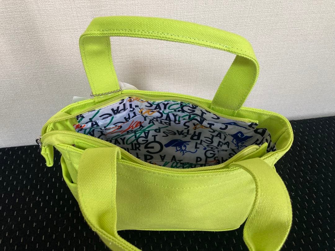 【最終⭐️値下げ】　PEARLY GATES ライムグリーン ゴルフバッグ