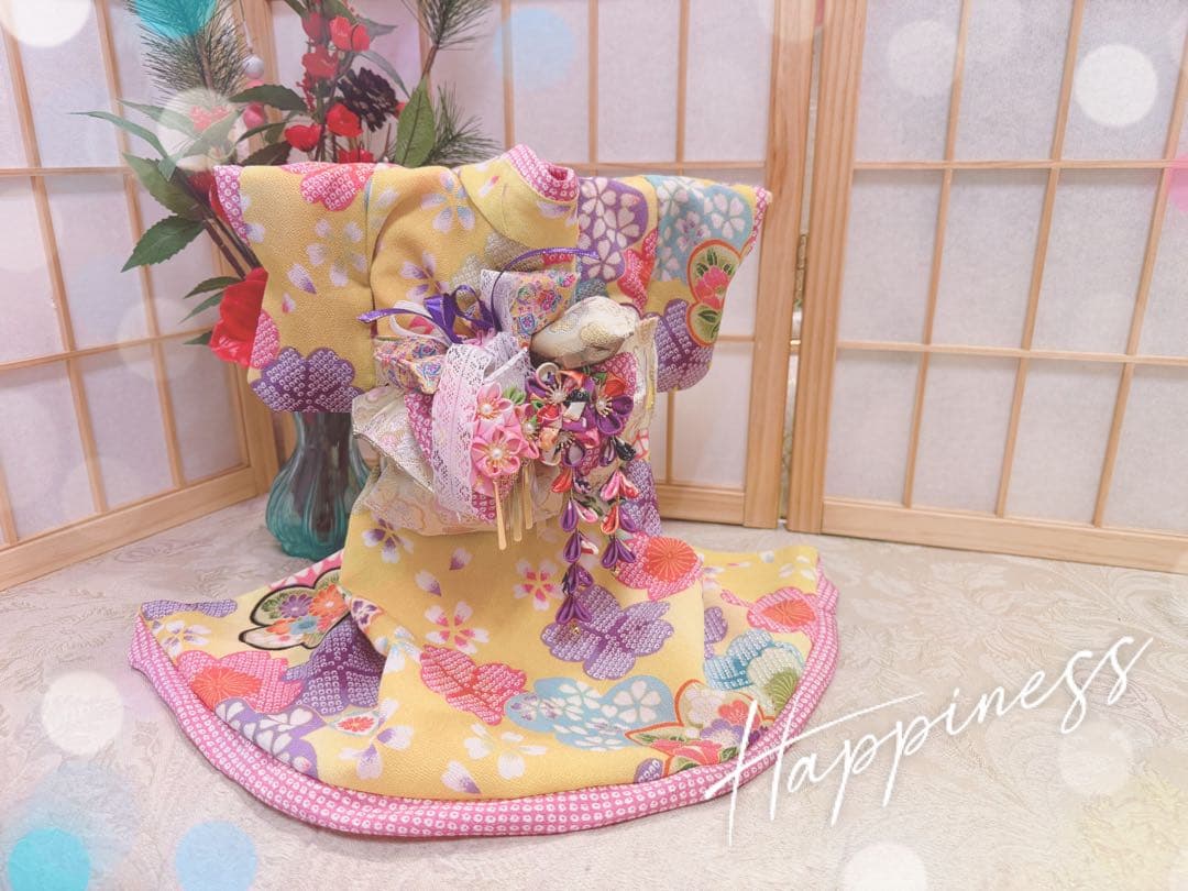 B451.pon2pan2☆犬オーダーお着物☆犬お着物