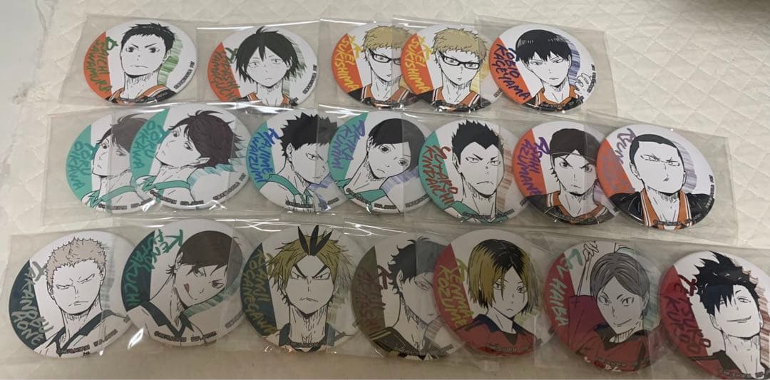 ハイキュー!! セガ限定 ハイキューの日缶バッジ