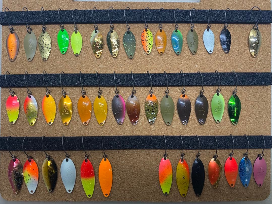 エリアトラウトスプーン　管釣りスプーン ロデオクラフトスプーン35枚セット