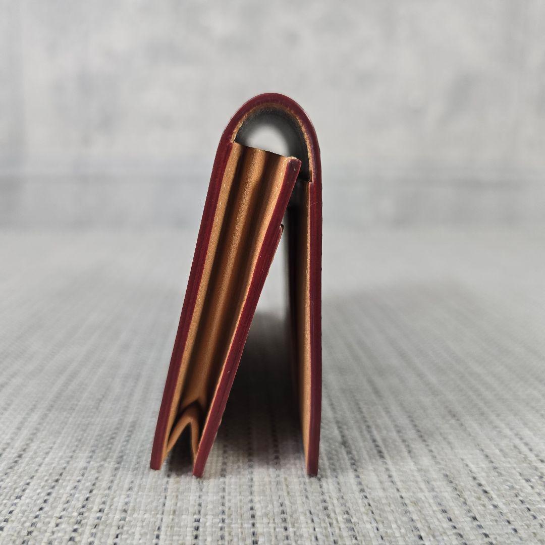 超美品　GANZO　CORDOVAN 　コードバン　 通しマチ　名刺入れ