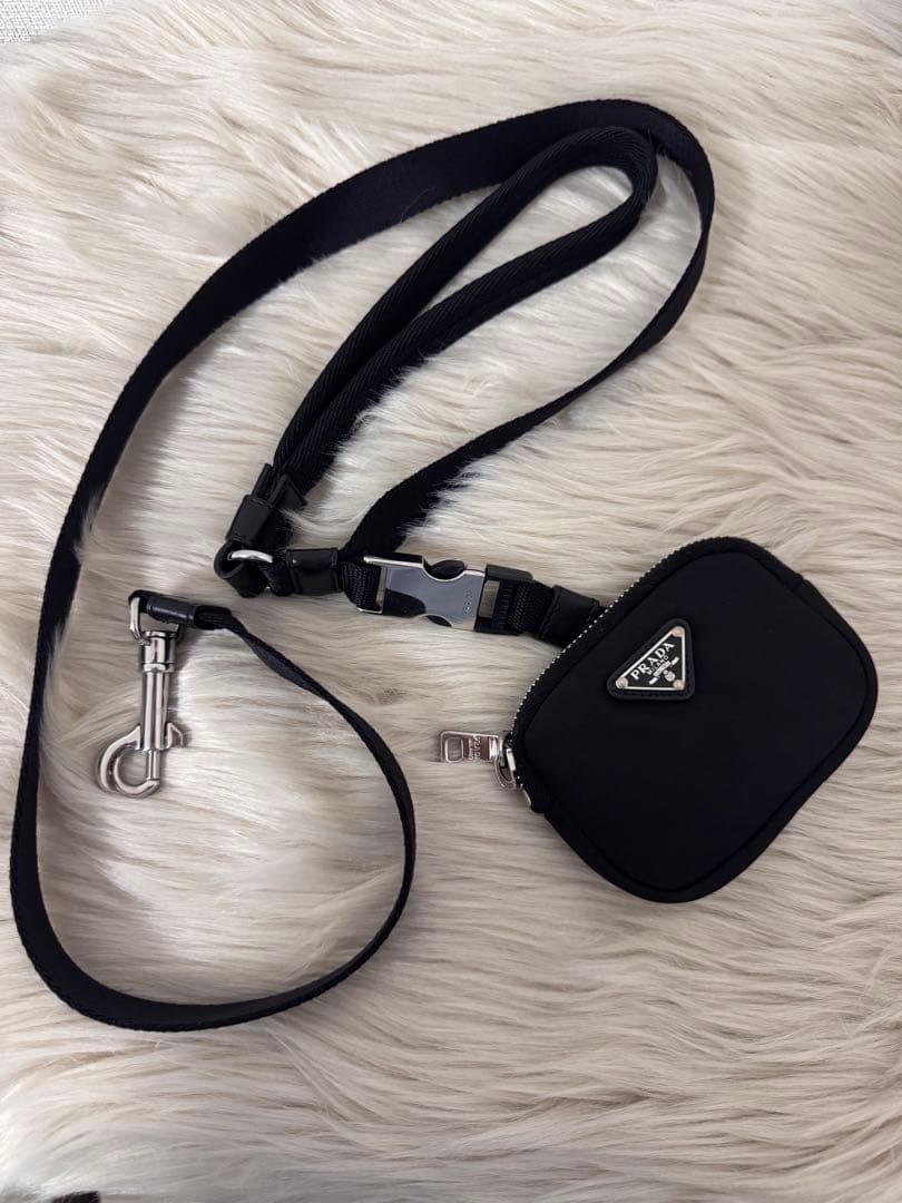 PRADA ブラック わんこ用お散歩リード