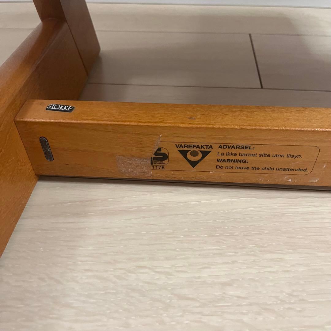 ✨美品✨STOKKE ストッケ　ベビーチェア木製 チェリー色