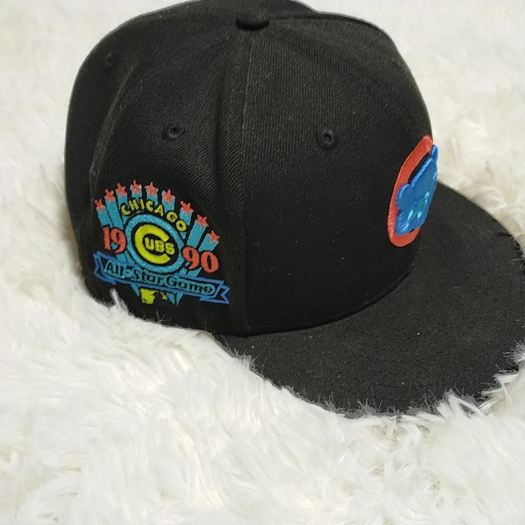 レア　美品　シカゴカブス 1990年オールスターゲーム キャップ　黒