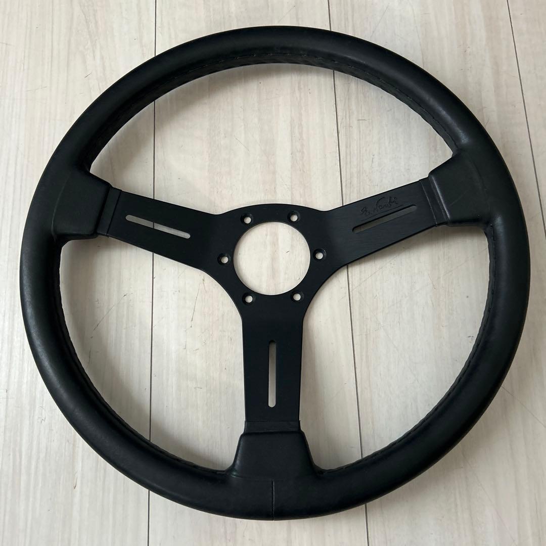 3スポークステアリング ブラック