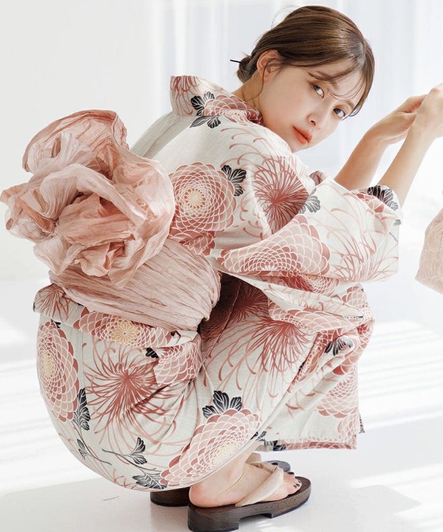 Dita【 繚乱桜花】大人浴衣/フェミニン/ピンク/完売品