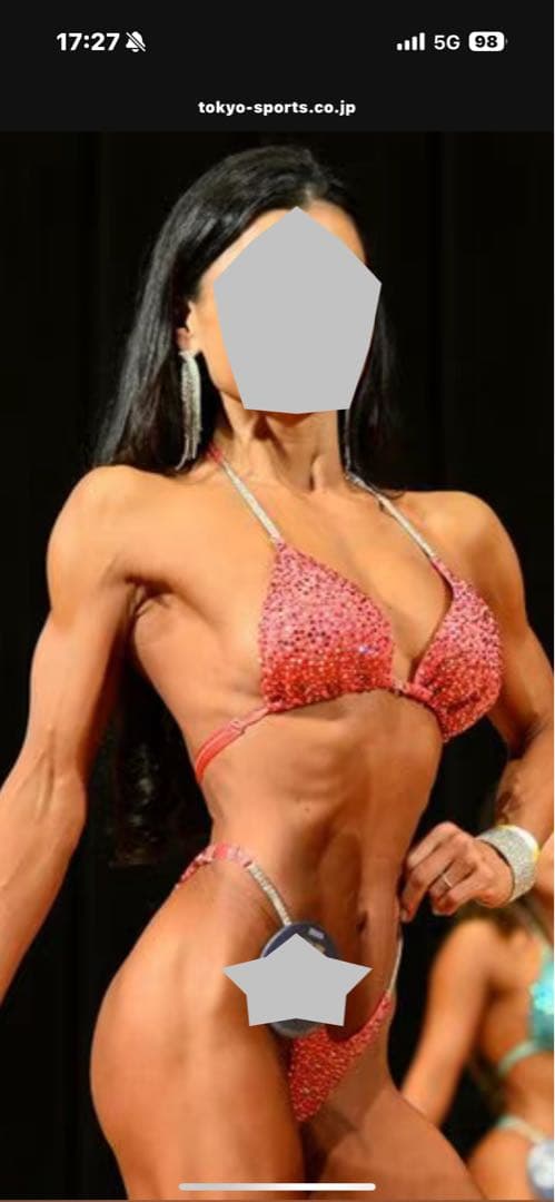 コンテストビキニ　ピンク　FWJ サマスタ