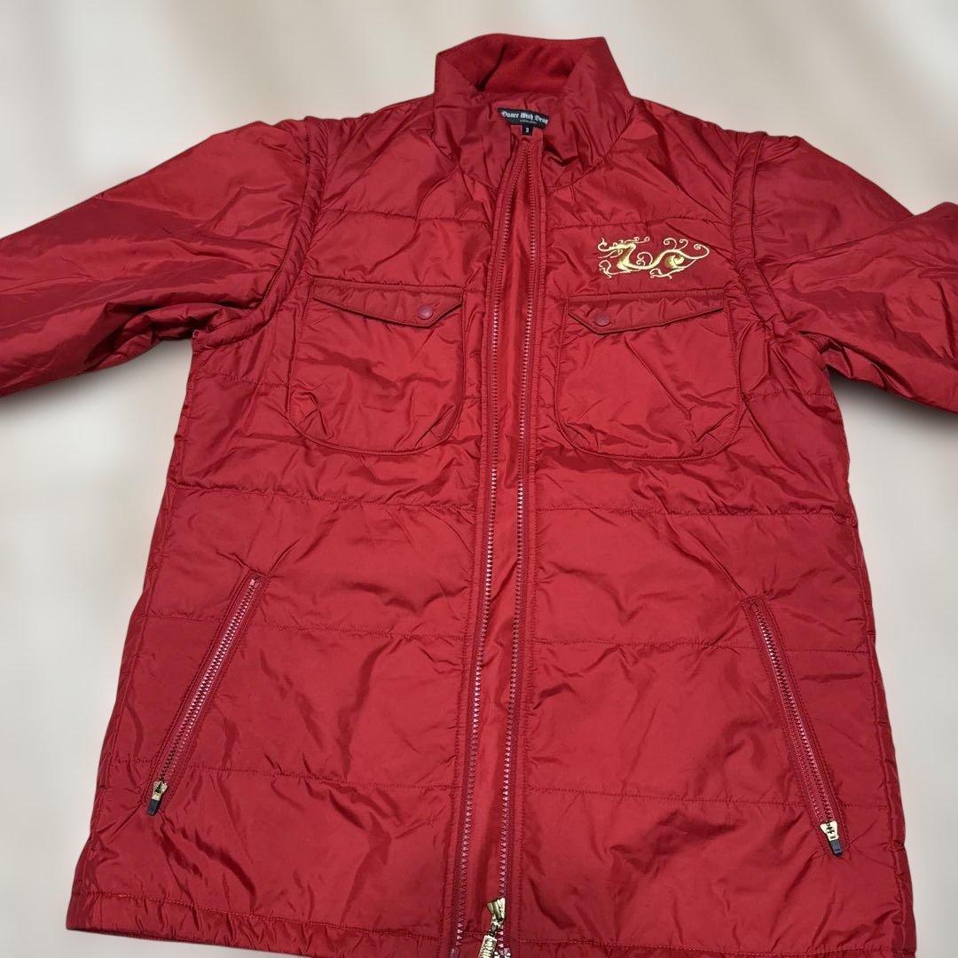 Dance With Dragon レッドジャケット/ベスト2wayベルト中綿