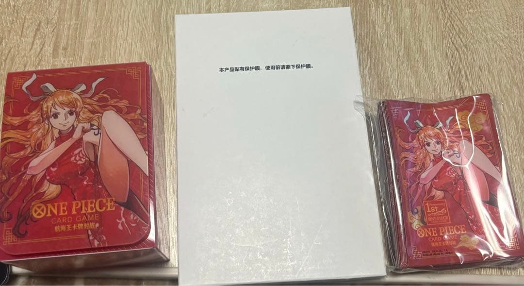 ワンピースカード　ナミ中国　スリーブ　ケース　アクリルスタンド