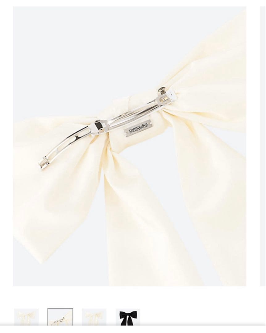 fetico リボンバレッタ　伊勢丹限定