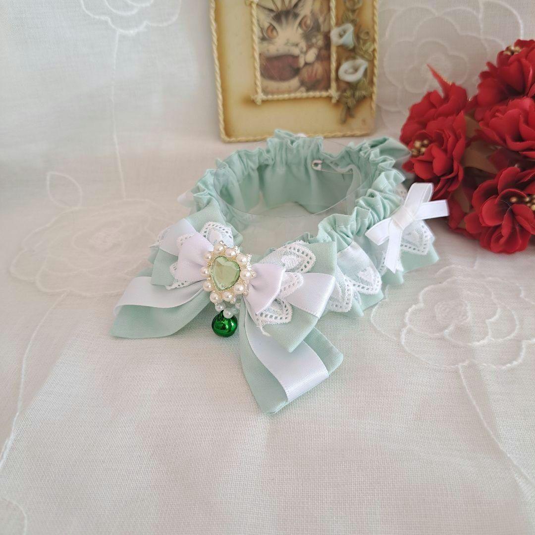 メルモママ、シングルリボン、バレンタインBOXわんちゃん猫ちゃん用首輪