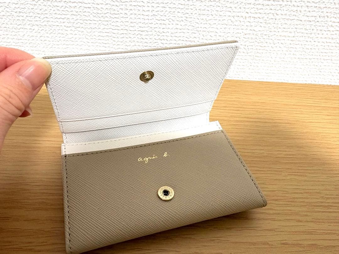 【新品箱付き】アニエスベー 名刺入れ