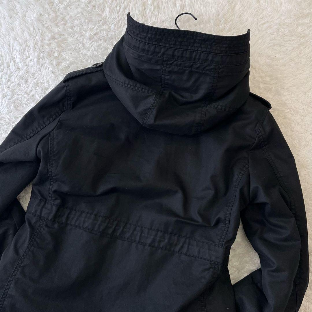 バーバリーブラックレーベル モッズコート ボアパーカー ライナー 3way M