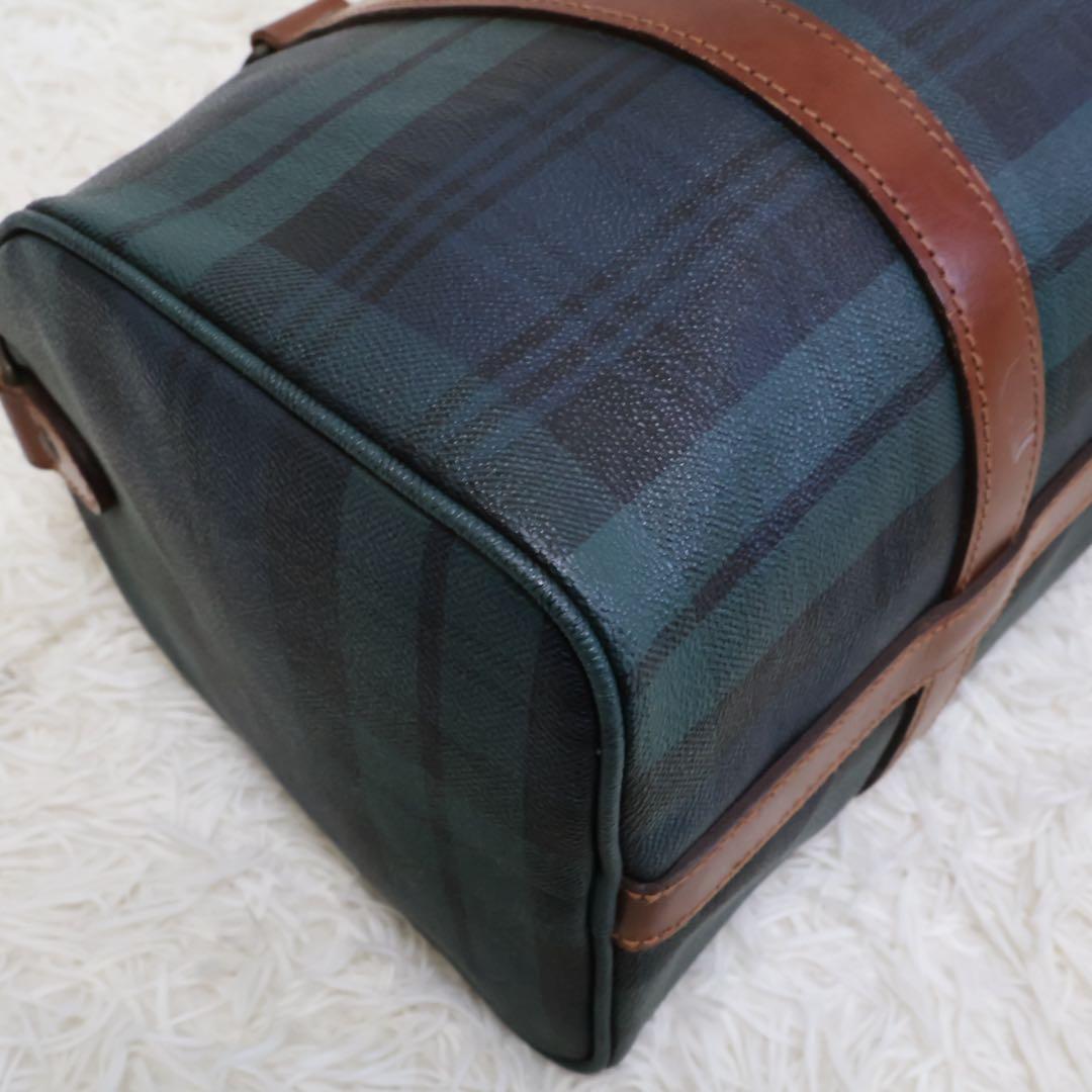 ポロラルフローレン　ボストンバッグ　チェック柄