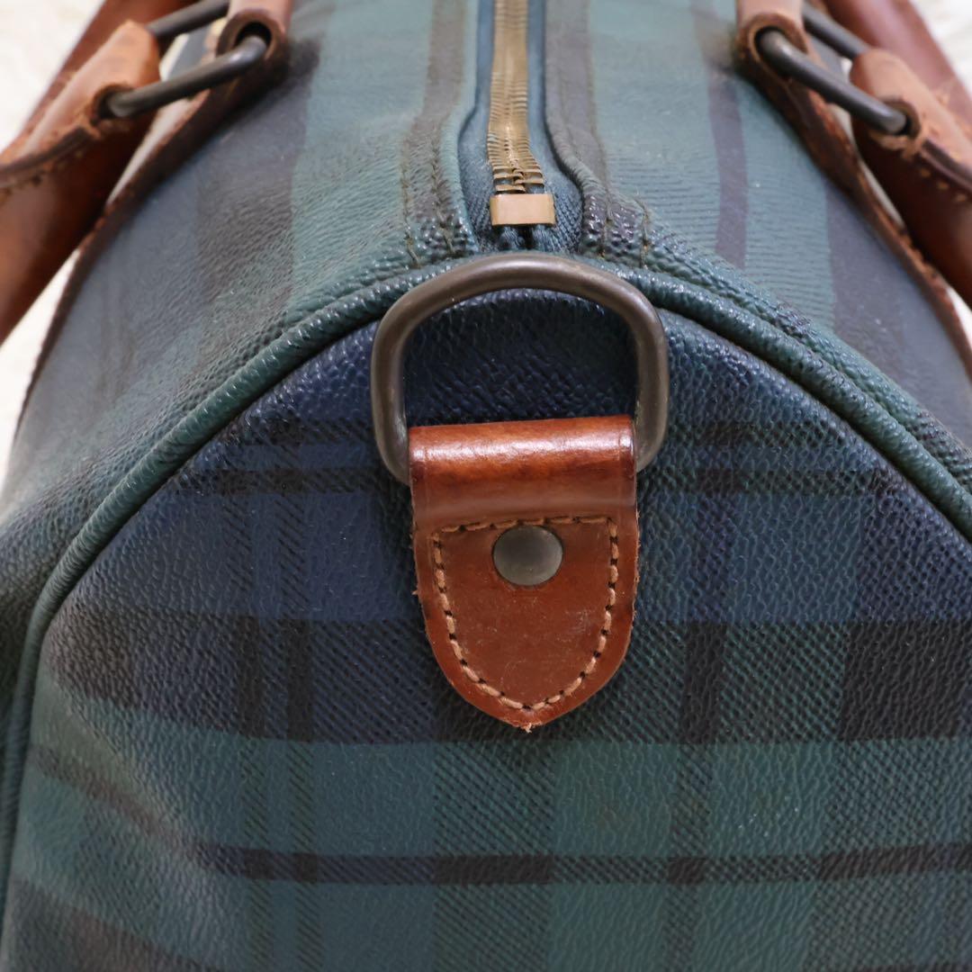 ポロラルフローレン　ボストンバッグ　チェック柄