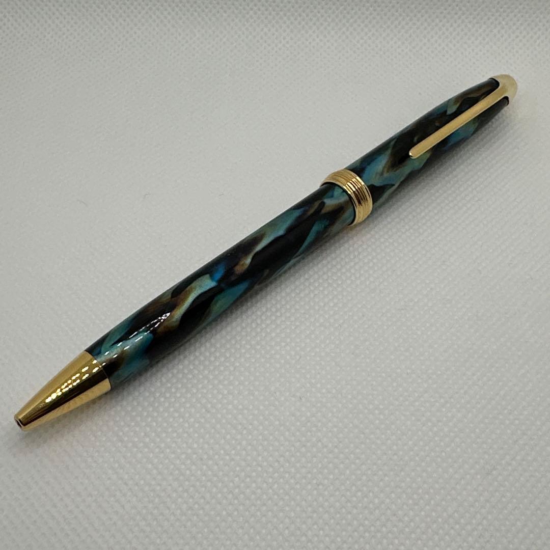 cross ピナクル ピーコックブルー ボールペン